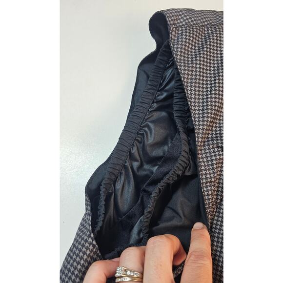 DryJoys by FootJoy Performance Rain Vest L Houndstooth Black Gray Windproof EUC - Picture 5 of 8